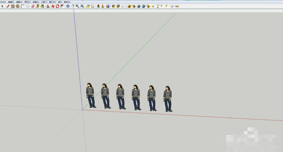 SketchUp怎么阵列？