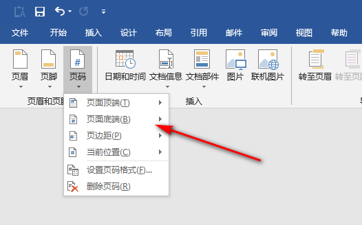 Word怎样插入希腊数字和阿拉伯数字的页码？