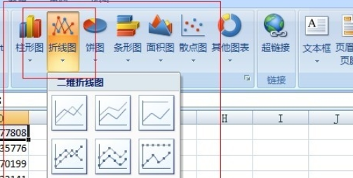 excel里面怎么自动生成曲线图?