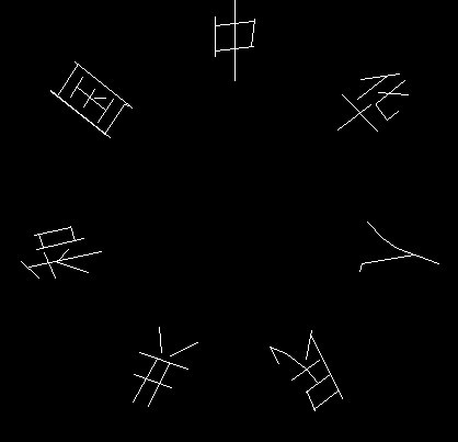 在CAD中，怎样把一排文字排列成一个圆形的形状？