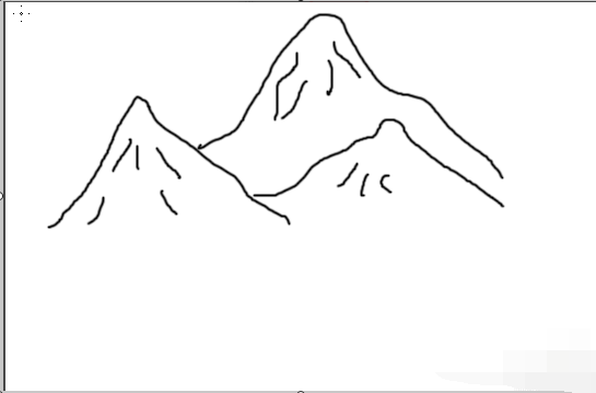 Photoshop如何画山？