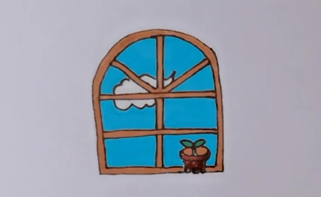 窗户怎么画