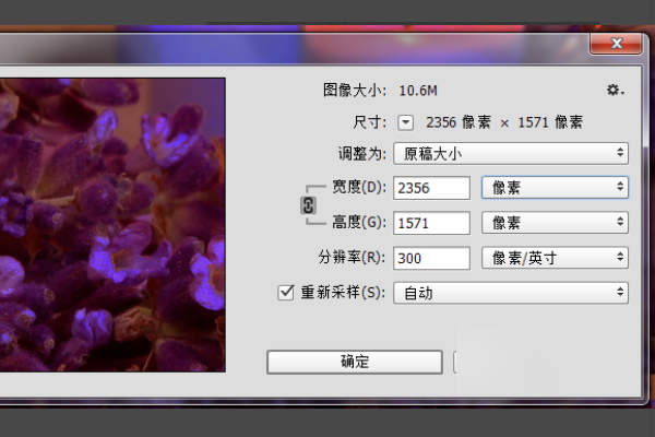 如何用Photoshop改变PSd格式的模板的分辨率和大小？