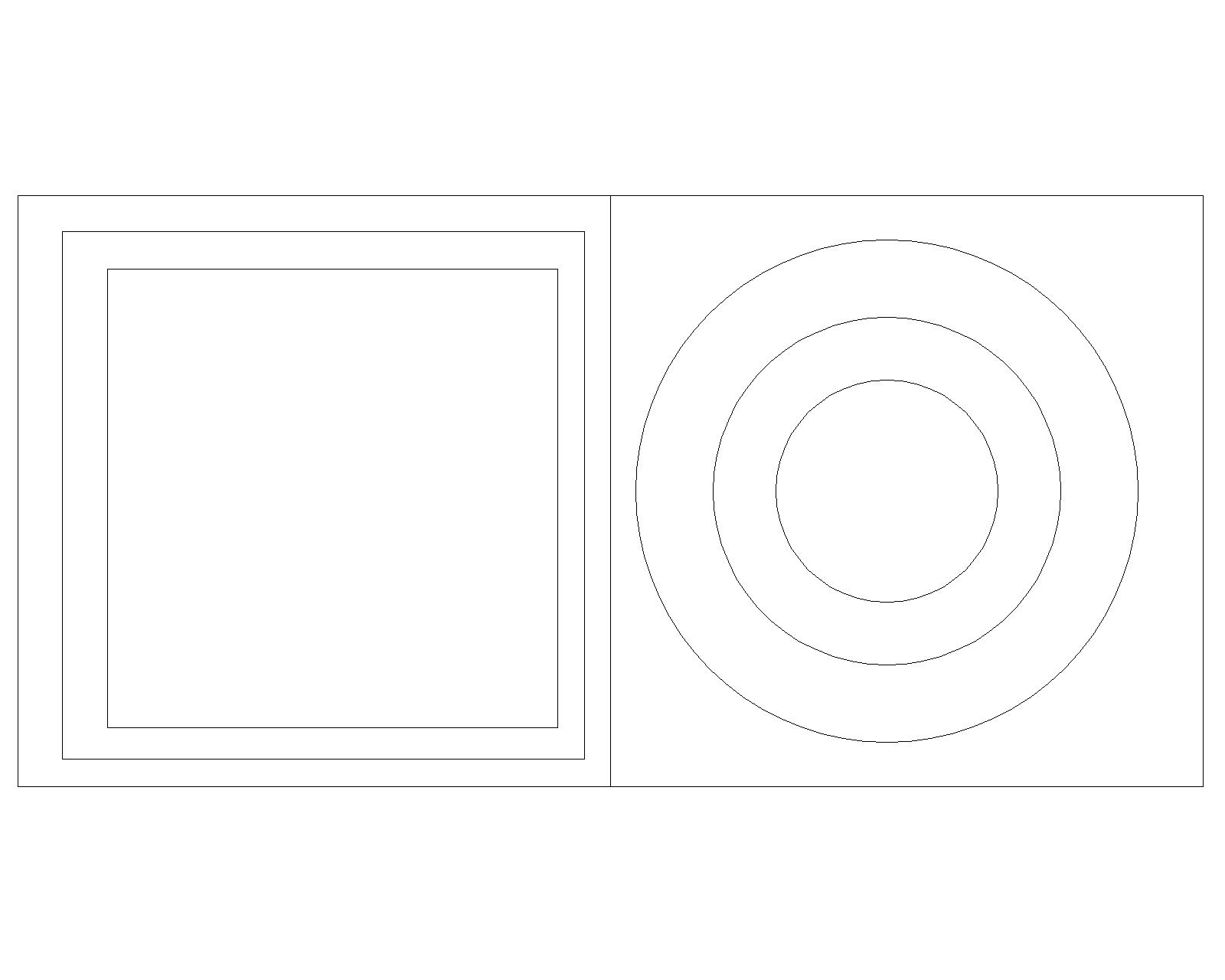 auto cad 怎样把一张图分成两张纸打?