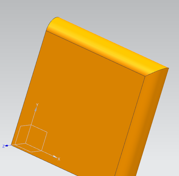这个倒圆角如何倒成直角?