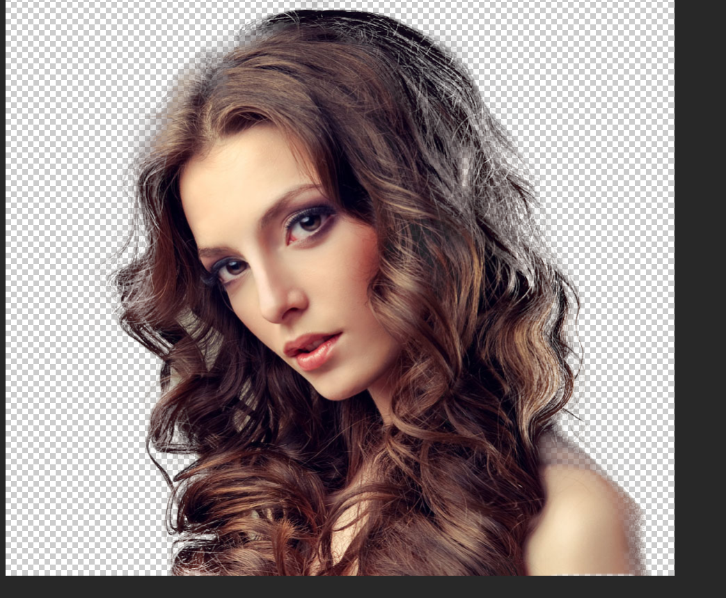 ps中怎么画头发