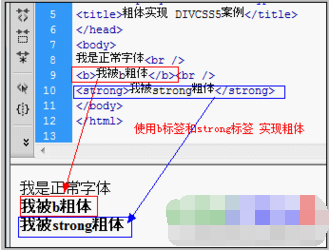 html字体要怎么加粗?