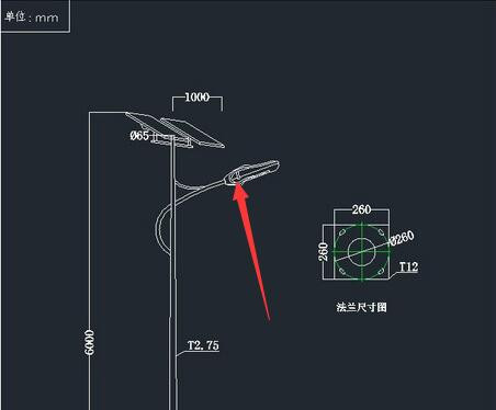 图纸上路灯使用什么符号表示的?