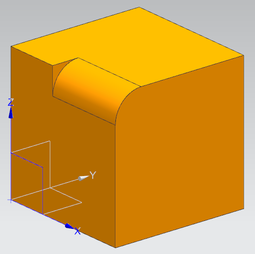 ug边倒圆怎么把实体一条边的一部分倒圆