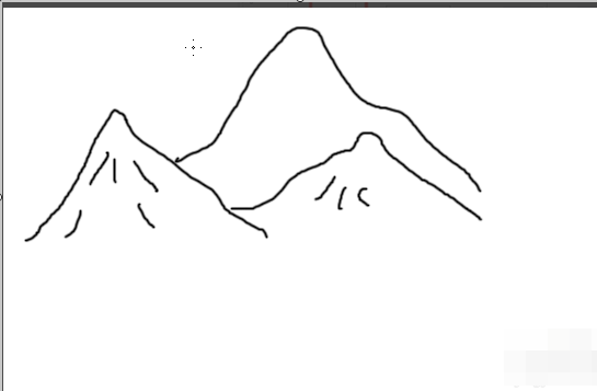 Photoshop如何画山？