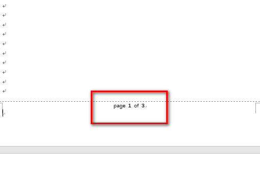 如何在word页脚里加page1of2的页码并使下页相应变成page2of2