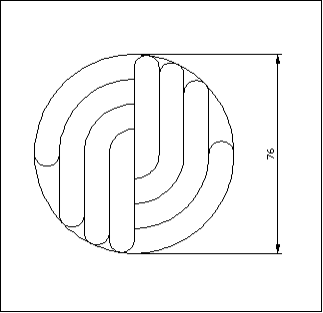 cad如何画下图的圆,圆弧?