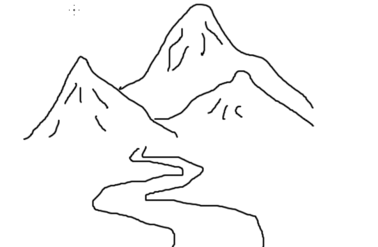 Photoshop如何画山？