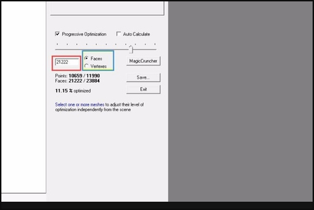 3DMax，polygonCRuncher减面工具怎么用？
