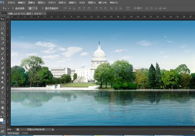 Photoshop水里的倒影怎么做？
