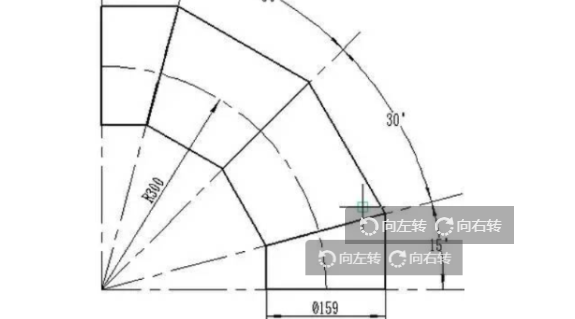 彎頭用cad怎麼展開下料_3d溜溜網