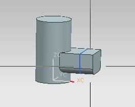 ug70如何在圆柱体圆弧面创建凸垫