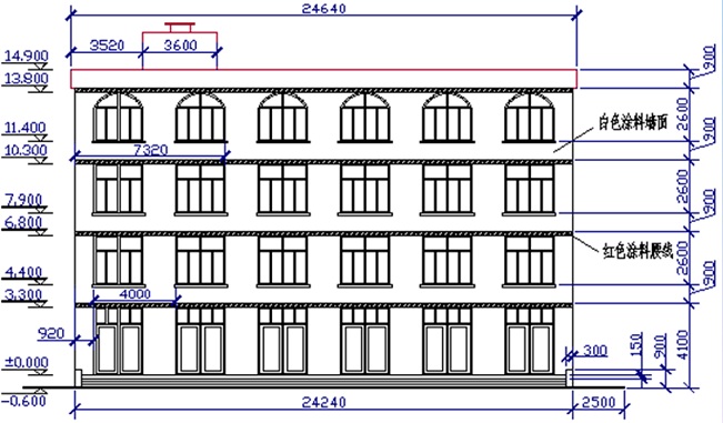 cad中建筑立面图的绘图步骤是