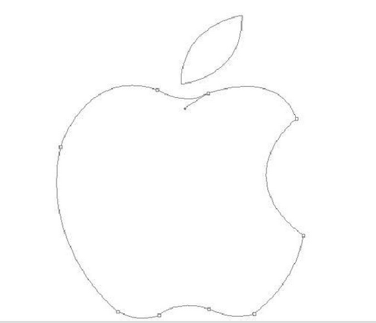 苹果logo画法图片