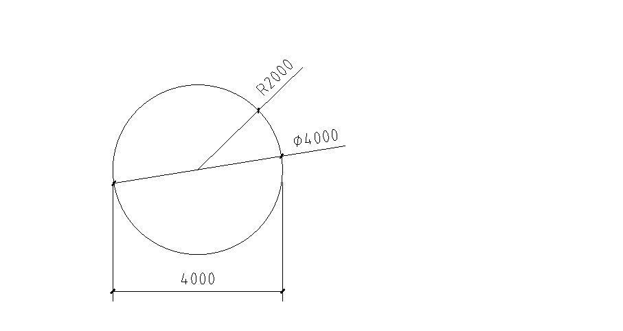 cad怎样把两个圆尺寸标注在一个圆上?