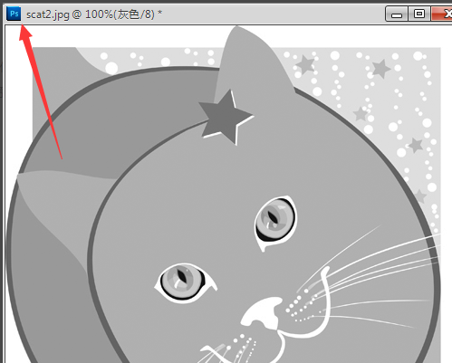 为什么ps导入的图都变黑白了?