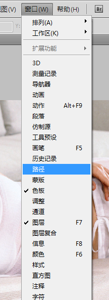 PS路径调板在哪？