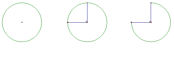 请问四分之三圆怎么画