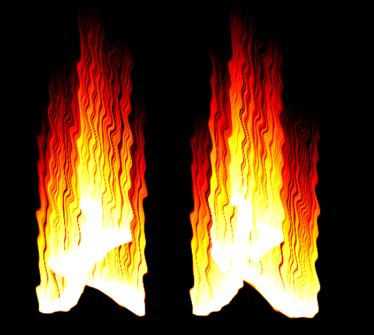 如何用ps制作火焰文字?