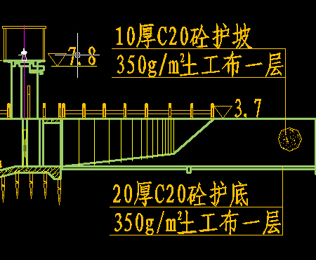 CAD护坡怎么表示？