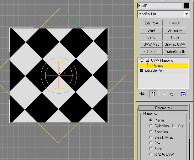 在3dmax中怎样画出斜铺的地砖需要详细的步骤谢谢