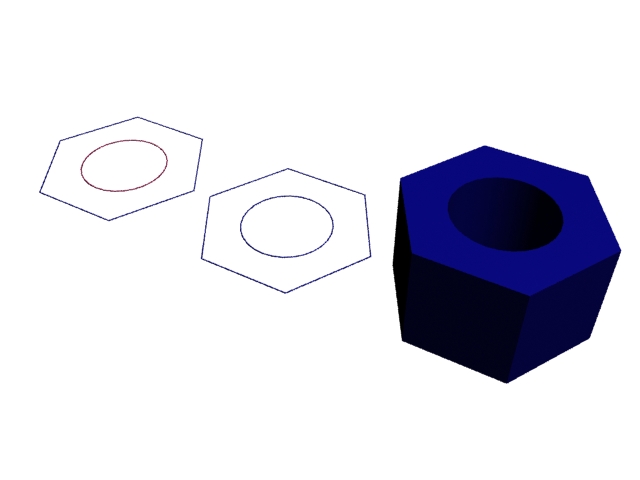 怎样用3dmax画出中间有个空心圆柱的六棱柱急求需要讲清每一步步骤最