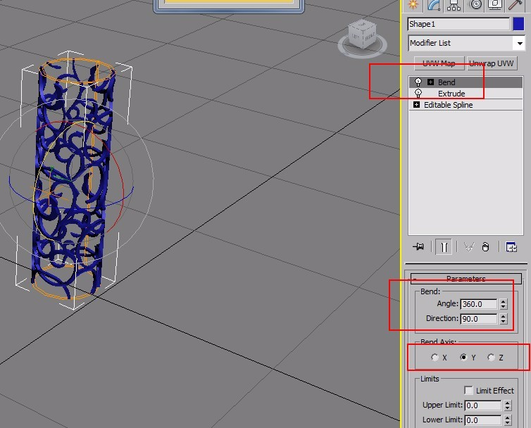 3D Max 怎么做镂空的圆锥体？