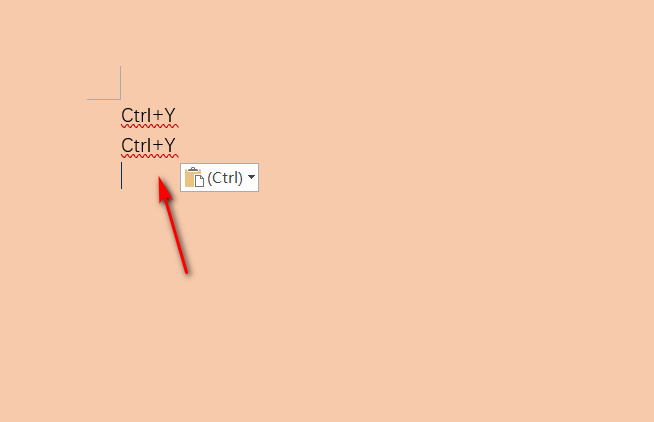 ctrl＋z是后退一步，前进一步的快捷键是什么？