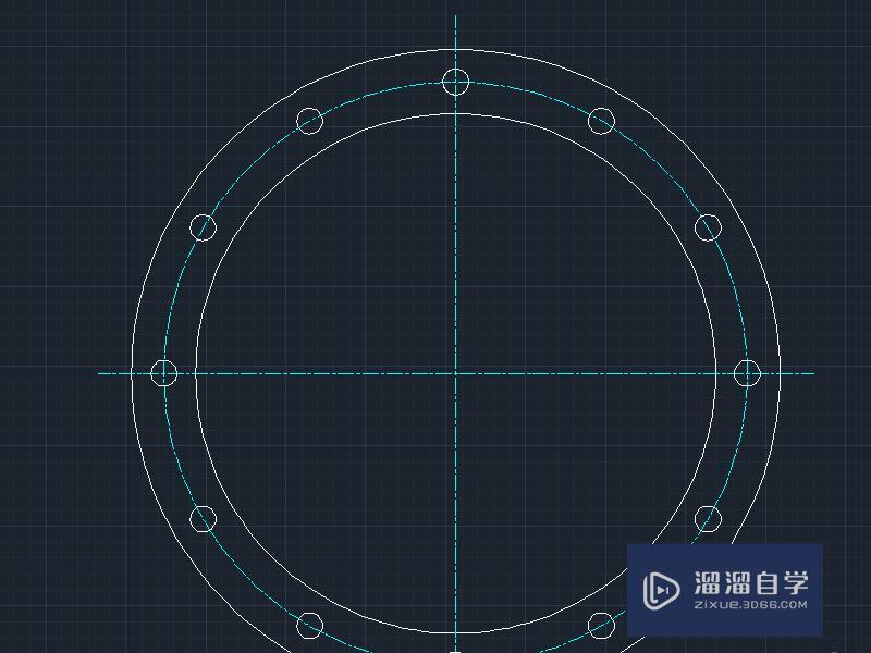 CAD环形阵列怎么使用？