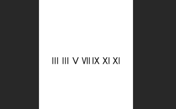PS怎么打出罗马数字？