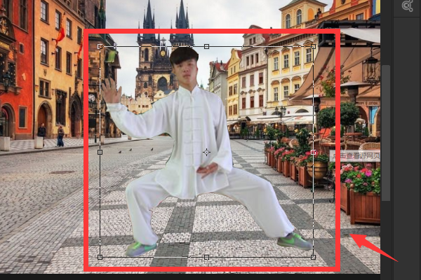 在Photoshop中怎样给图片换背景图片？