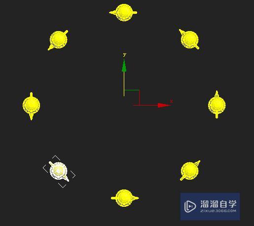 请教如何建立3DMax环形阵列？