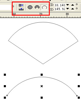 cdr圓弧怎麼畫謝謝