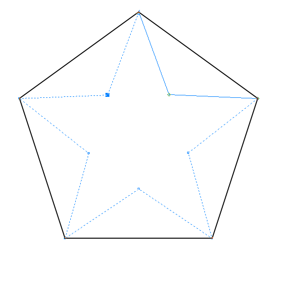 怎麼在coreldraw裡畫五角星