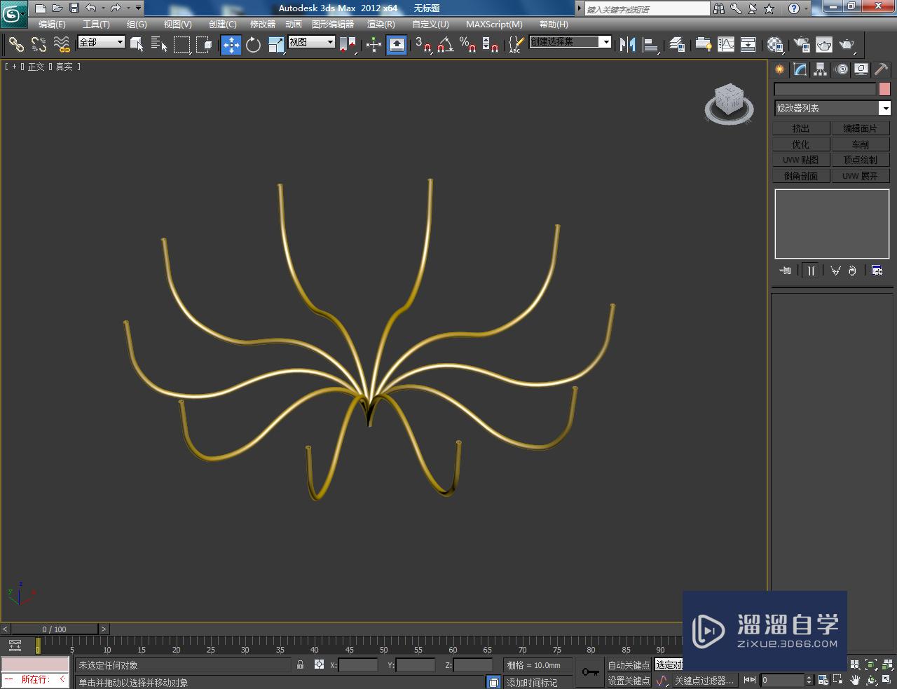 3DMax曲线圆管制作方法教程