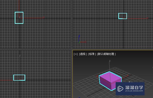 3DMax如何在一个物体平面上画一个物体？