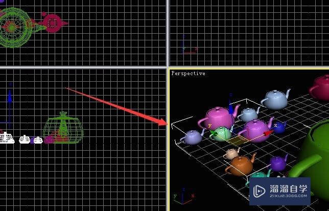 在3DMax中使用组选择物体的技巧