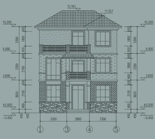 施工图纸上反梁该如何标示
