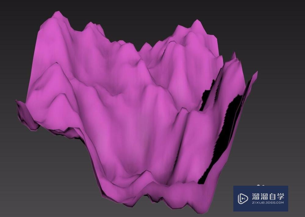 3Ds Max制作山脉模型