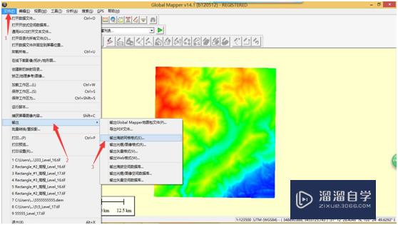 3DMax三维地形图效果演示