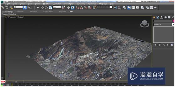 3DMax真实地形建模制作过程
