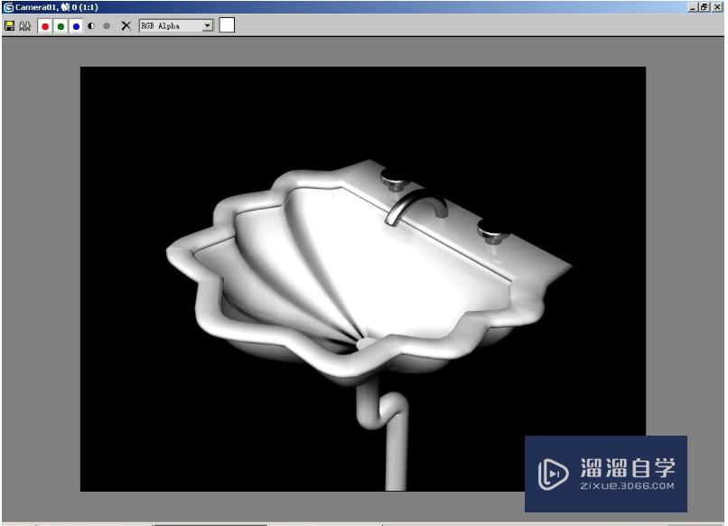 3DMax洗手盆建模教程