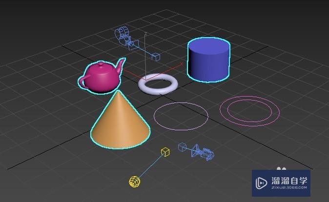 3DMax如何对物体进行累加选择？