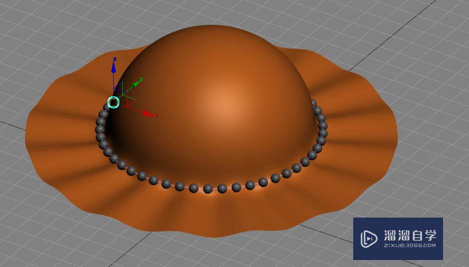 3D Max2018网格建模-太阳帽实例