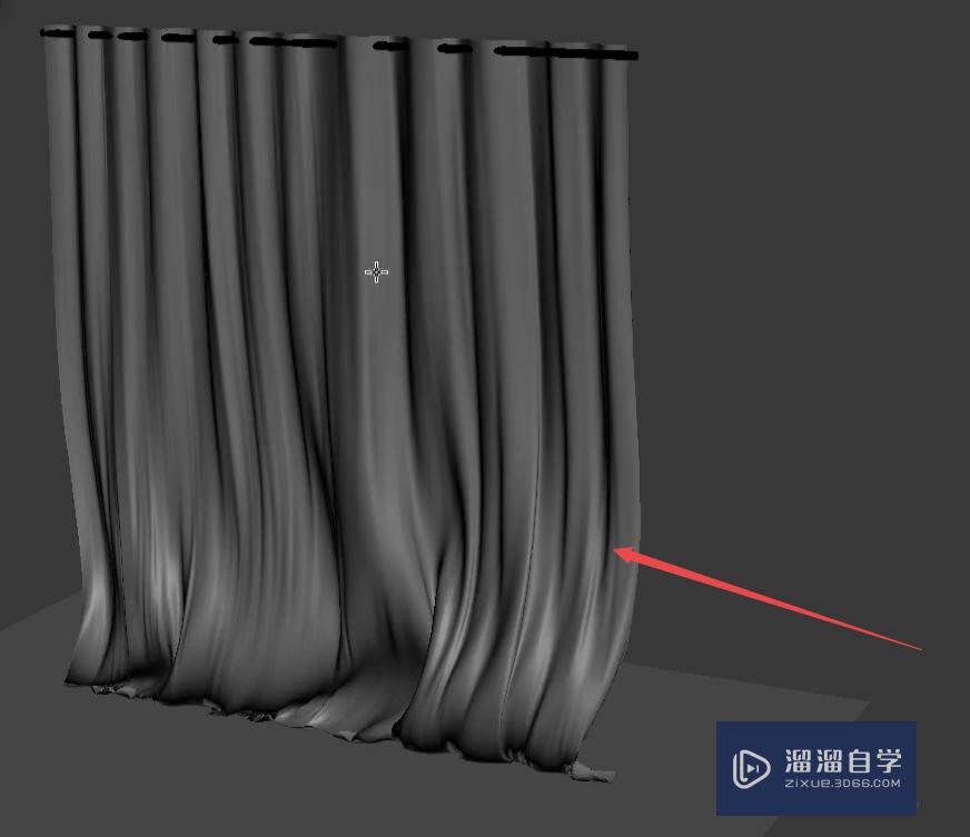 3dmax快速放样建造窗帘